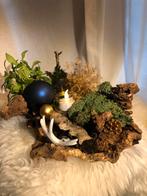 Kersstukjr op stronk decoratie,hout, kerst, Huis en Inrichting, Woonaccessoires | Overige, Ophalen, Zo goed als nieuw