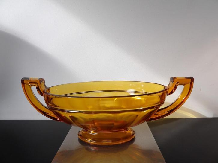 Art Deco Coupe Val st Lambert, Noemie/Ovaal, Antiek en Kunst, Antiek | Glas en Kristal, Ophalen of Verzenden