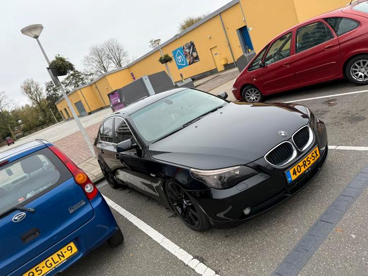 BMW 5-Serie E60 sapphire black, Auto's, BMW, Particulier, 5-Serie, Benzine, D, Sedan, Automaat, Origineel Nederlands, Zwart, Achterwielaandrijving