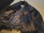 Zwarte faux fur jas, Maat 38/40 (M), Zwart, Ophalen of Verzenden, Onbekend