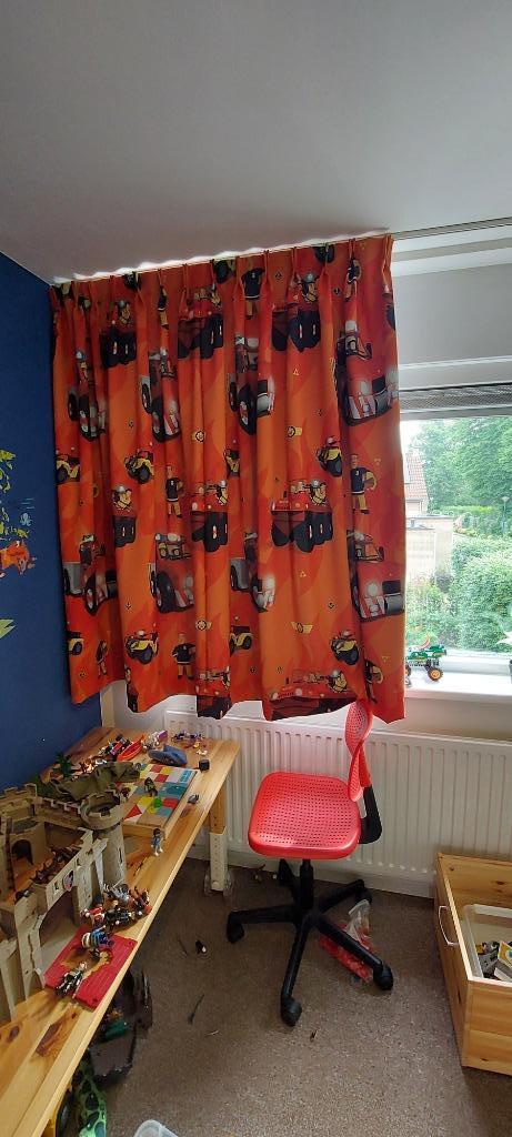 Gordijnen Brandweerman Sam, Kinderen en Baby's, Overige Kinderen en Baby's, Gebruikt, Ophalen of Verzenden