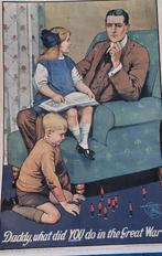 Eerste wereldoorlog wervings poster, Ophalen of Verzenden, Overige soorten, Engeland, Foto of Poster