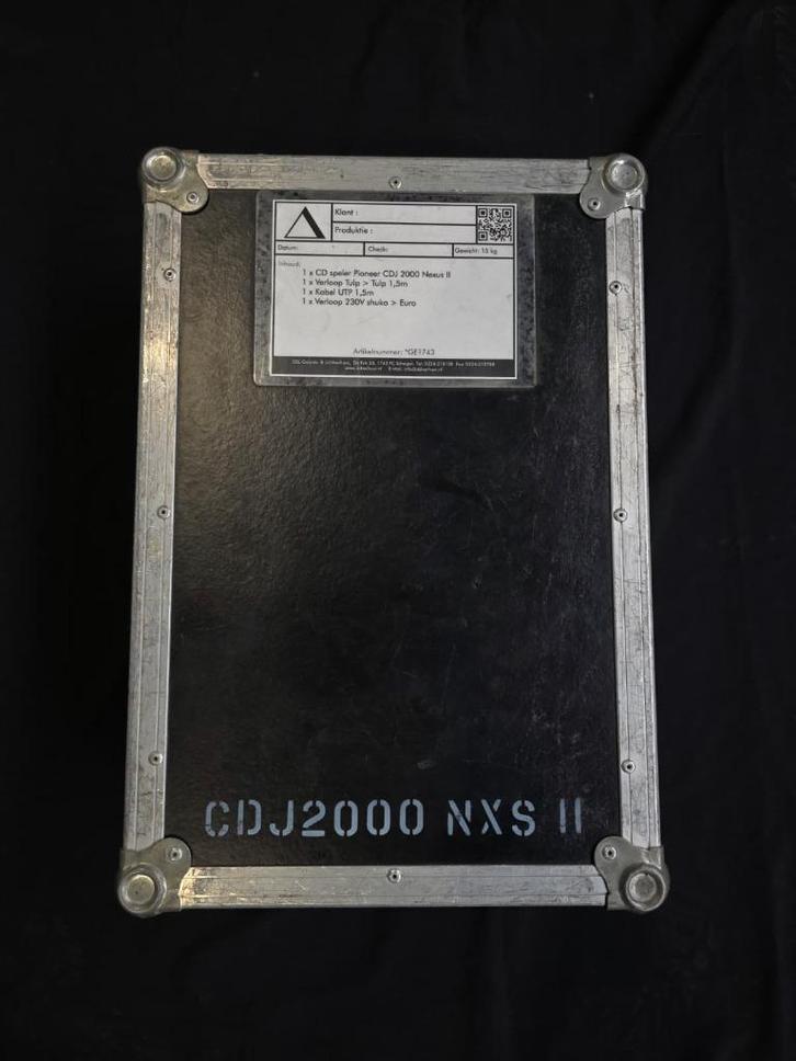 Flightcase Pioneer CDJ2000NXS2, Muziek en Instrumenten, Behuizingen en Koffers, Zo goed als nieuw, Overige instrumenten, Flightcase
