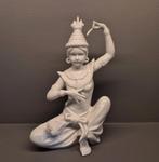 Puntgaaf porseleinen beeld danseres, Antiek en Kunst, Kunst | Beelden en Houtsnijwerken, Ophalen of Verzenden