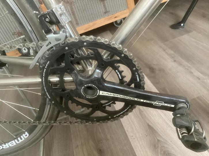 Titanium Racefiets Campagnolo Record, Fietsen en Brommers, Fietsen | Racefietsen, Gebruikt, Heren, Overige merken, 15 tot 20 versnellingen