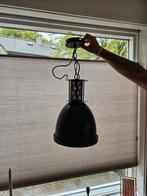 Zwarte Hanglamp - Industrieel Design, Ophalen, Gebruikt, Metaal, Minder dan 50 cm