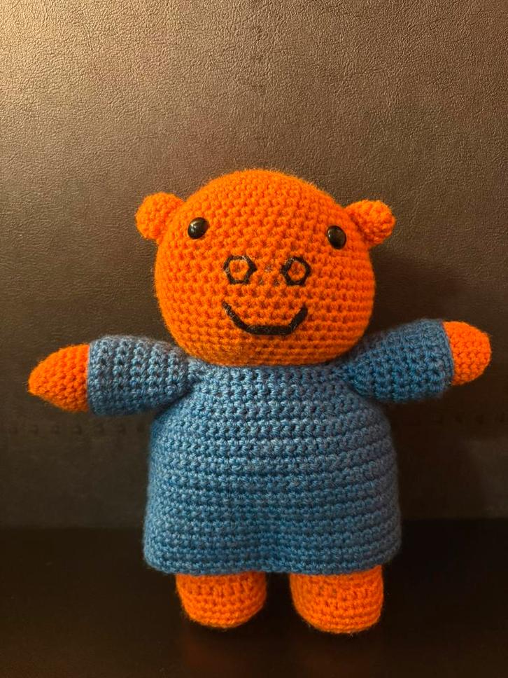 Gehaakte Betje Big, Kinderen en Baby's, Speelgoed | Knuffels en Pluche, Zo goed als nieuw, Overige typen, Ophalen of Verzenden