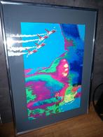 Unieke zeefdruk van Henk van der Vet, Fokker F16 Jager, Antiek en Kunst, Kunst | Litho's en Zeefdrukken, Ophalen of Verzenden