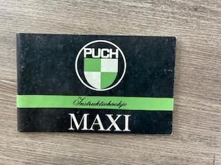 Puch maxi instructie boekje, Fietsen en Brommers, Handleidingen en Instructieboekjes, Zo goed als nieuw, Ophalen of Verzenden