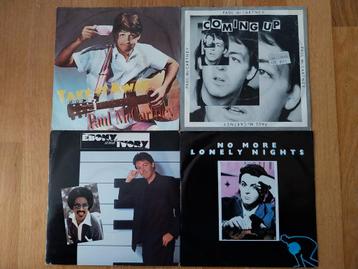 4 singles  - PAUL McCARTNEY beschikbaar voor biedingen
