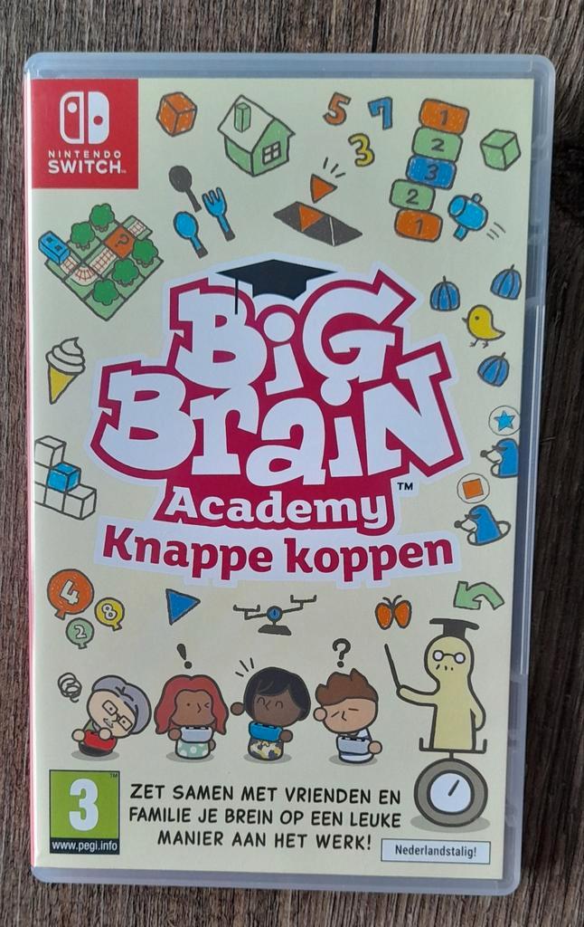 Big Brain Academy: Knappe Koppen - Nintendo Switch, Spelcomputers en Games, Games | Nintendo Switch, Zo goed als nieuw, Puzzel en Educatief