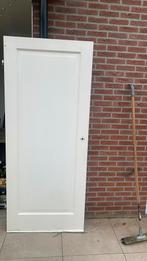 Twee paneel deuren opdek. Maat 201 x 85, Doe-het-zelf en Verbouw, Deuren en Horren, 80 tot 100 cm, Gebruikt, Hout, Ophalen