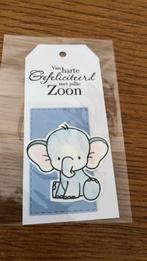 Label - geboorte zoon, Nieuw, Ophalen of Verzenden