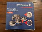 Campingaz RVS pannenset, Ophalen of Verzenden, Nieuw