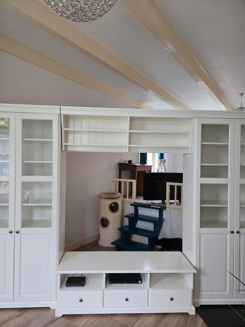 ikea Liatorp/Hemnes serie wandmeubel wit, Huis en Inrichting, Kasten | Buffetkasten, Gebruikt, 200 cm of meer, 25 tot 50 cm, Ophalen