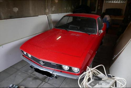 Mooie Opel Manta automatic 1972, Auto's, Oldtimers, Particulier, Opel, Benzine, Coupé, Automaat, Rood, Zwart, Kunstmatig leder