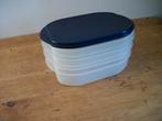 Tupperware Stapel Vleeswarenbakjes ( 1 diepe en 2 platte ), Ophalen of Verzenden, Gebruikt, Overige typen