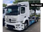 Mercedes-Benz ACTROS eActros 300L 6x2 HPR haakarm HIAB MULTI, Auto's, Vrachtwagens, Wit, 2 stoelen, Te koop, 544 pk