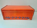 Vintage Brabantia Broodtrommel Oranje met Bloemen, Ophalen, Huis en Inrichting