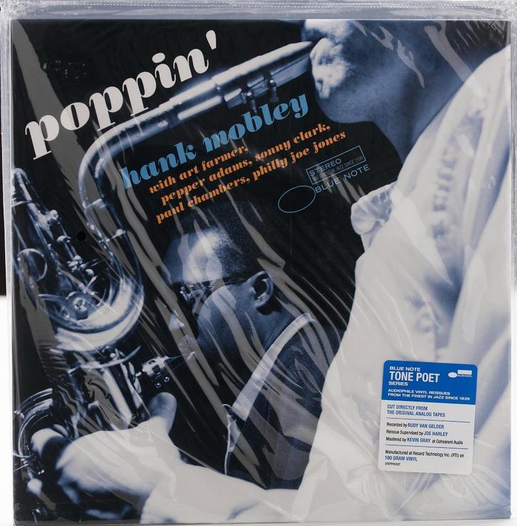 Hank Mobley LP Poppin Blue Note Tone Poet 100% NIEUW!, Cd's en Dvd's, Vinyl | Jazz en Blues, Nieuw in verpakking, Jazz, 1960 tot 1980