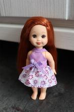 Barbie kleding nieuw - Jurkje Shelly Kelly - wit paars, Ophalen of Verzenden, Nieuw, Barbie