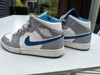 Nike Air Jordan 1 Retro Mid True Blie Cement Grey maat 42,5, Blauw, Nike, Ophalen of Verzenden, Sneakers of Gympen