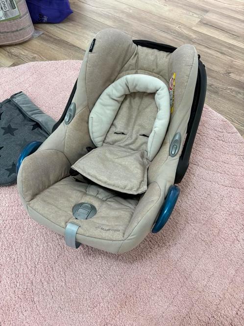 Maxi Cosi Beige Compleet., Kinderen en Baby's, Autostoeltjes, Zo goed als nieuw, Maxi-Cosi, 0 t/m 13 kg, Autogordel, Ophalen of Verzenden