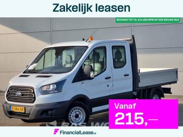 Ford Transit 105pk Open Laadbak Dubbel Cabine Euro6 Trekhaak beschikbaar voor biedingen