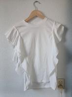 Wit T-shirt/topje meisjes maat 176 D-Zine, Meisje, D-Zine, Ophalen of Verzenden, Zo goed als nieuw