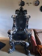 Decoratieve stoel, Huis en Inrichting, Ophalen, Kunststof, Gebruikt, Zwart