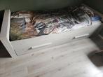 Woood bed Dennis 1 persoons bed incl lade, Ophalen, 85 tot 100 cm, Gebruikt, Matras