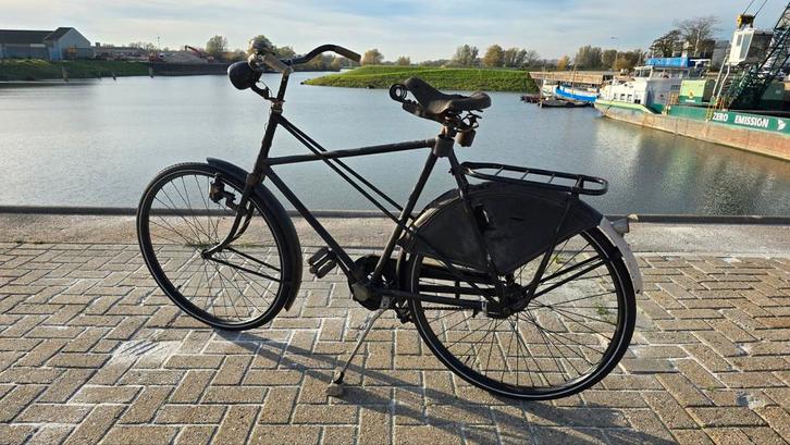 Antieke Juncker Kruisframe Fiets collectors item, Fietsen en Brommers, Fietsen | Dames | Omafietsen, Gebruikt, Ophalen of Verzenden