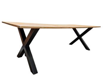 Eettafel 240 x 100 cm beschikbaar voor biedingen