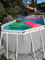 Groot ovaal Zwembad intex prism  5.00 x 2.74, 120 cm of meer, Gebruikt, 200 tot 300 cm, Ophalen of Verzenden