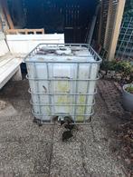 IBC Container 1000 Liter - Regenton, Tuin en Terras, Regentonnen, Ophalen, Kunststof, Gebruikt, Met kraantje