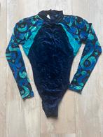 Turnpakje Milano, Sport en Fitness, Turnen, Gebruikt, Blauw, Ophalen of Verzenden, Turnpak(je)
