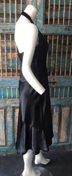 Zwarte avondjurk Marilyn Monroe model maat 36, Verzenden, Zwart, Zo goed als nieuw, Vintage