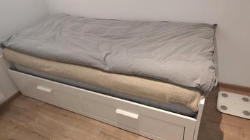 Ikea Brimnes Bed met Matras beschikbaar voor biedingen