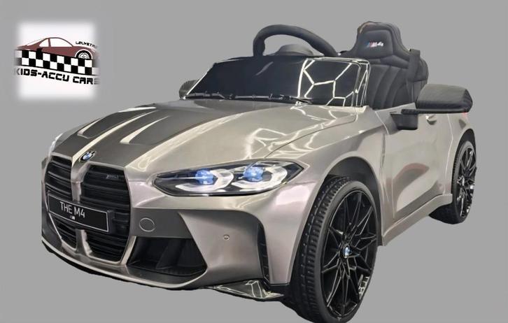 Elektrische kinderauto BMW M4 Accu kinder auto 1pers 12volt, Kinderen en Baby's, Speelgoed | Buiten | Accuvoertuigen, Nieuw, Ophalen
