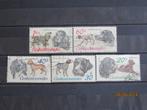 5  ZEGELS  CESKOSLOVENSKO - HONDEN   =1055=, Postzegels en Munten, Postzegels | Europa | Overig, Ophalen of Verzenden, Overige landen