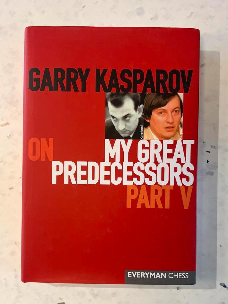Garry Kasparov - On My Great Predecessors Part V, Boeken, Advies, Hulp en Training, Zo goed als nieuw, Ophalen of Verzenden