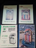 Service manual 4 stuks wurlitzer, Verzamelen, Automaten | Jukeboxen, Ophalen of Verzenden, Zo goed als nieuw, Voor 1950, Wurlitzer