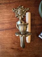 Wand kandelaar koper vintage, Antiek en Kunst, Ophalen of Verzenden