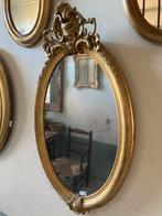 Antieke franse ovale kuifspiegel, Antiek en Kunst, Antiek | Spiegels, Ophalen of Verzenden