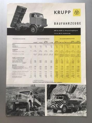 folder krupp 4 beschikbaar voor biedingen