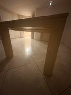 Gratis teakhout witte Goossens tafel, Ophalen, Zo goed als nieuw, Rechthoekig, 200 cm of meer