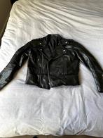 Leren biker jas Rob Amsterdam, Kleding | Heren, Maat 46 (S) of kleiner, Gedragen, Ophalen of Verzenden, Zwart