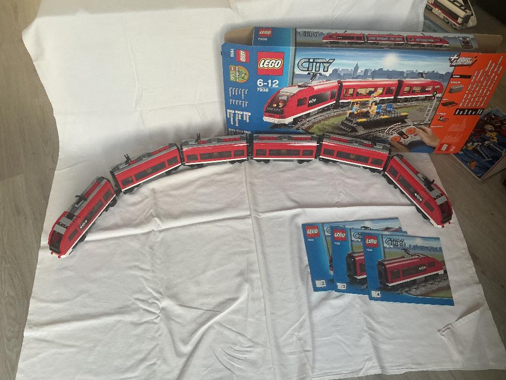 Lego 7938 extra lange trein, Ophalen of Verzenden, Zo goed als nieuw, Lego