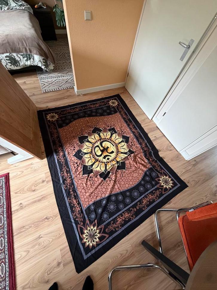 Mooie Wandkleed/Tafelkleed met Mandala Design, Huis en Inrichting, Stoffering | Tapijten en Kleden, Zo goed als nieuw, 100 tot 150 cm