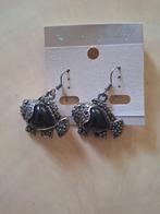 Oorhangers vissen onyx, Sieraden, Tassen en Uiterlijk, Oorbellen, Verzenden, Nieuw, Zwart, Overige materialen